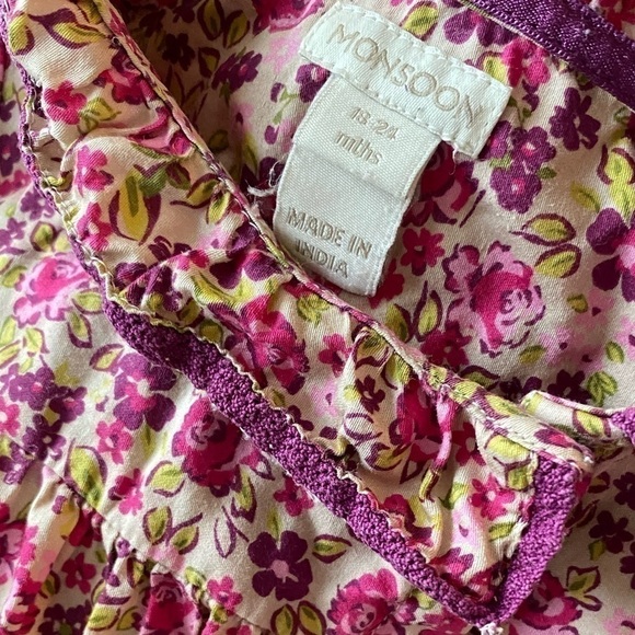 Bundle of Zara & Monsoon long sleeve tops. Floral & stripes. Different sizes - Picture 4 of 16